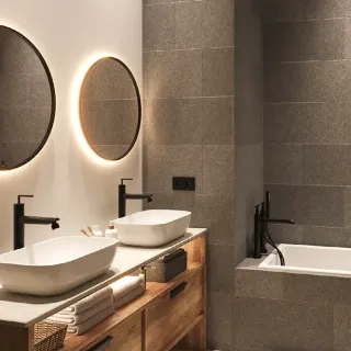 Apartment bathroom