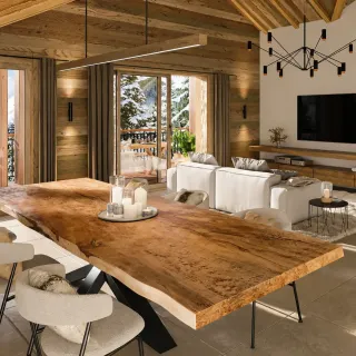 Dining room at Le Reflet des Cimes