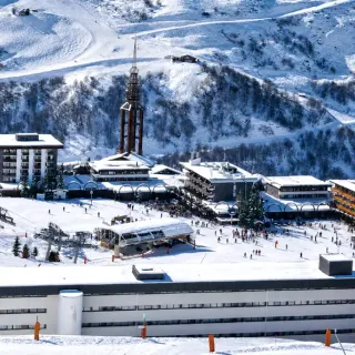 View of Les Menuires resort